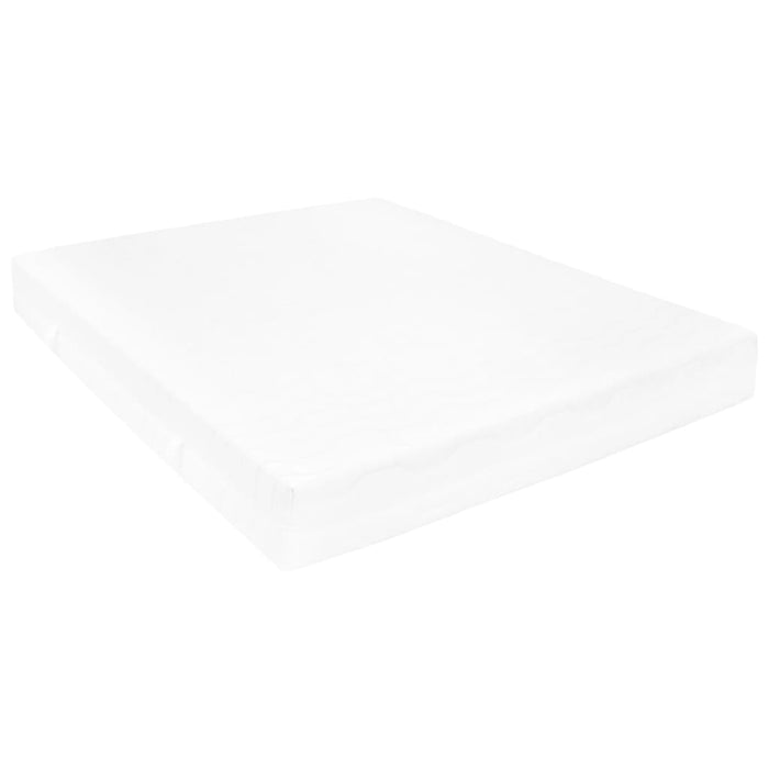 Tagesbett mit Matratze USB Creme Stoff 90x200 cm