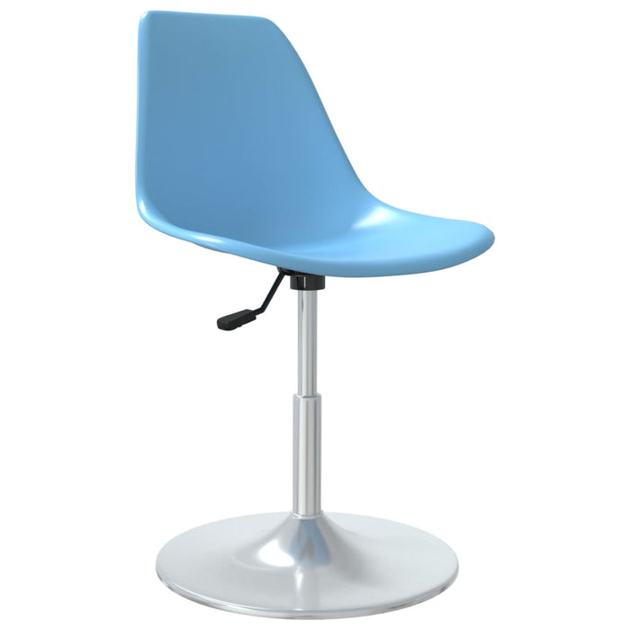 Esszimmerstühle 6 Stk. drehbar Blau PP