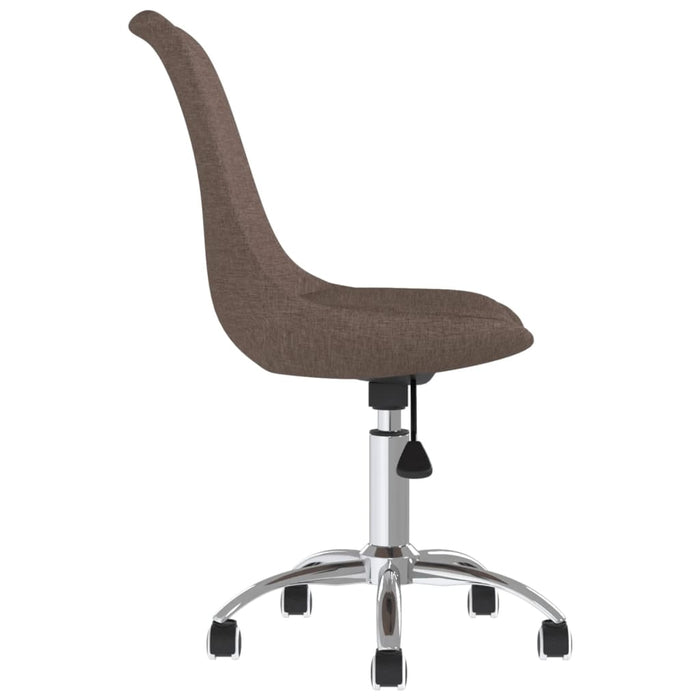 Esszimmerstühle 4 Stk. Drehbar Taupe Stoff