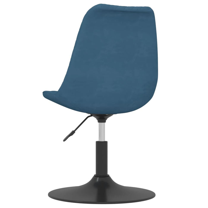 Esszimmerstühle 6 Stk. Drehbar Blau Samt