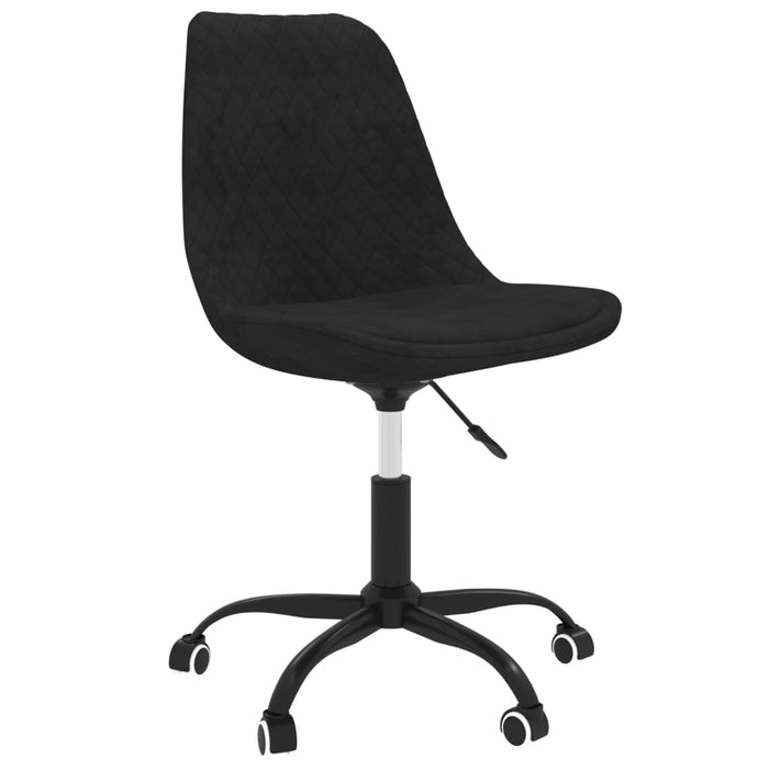 Esszimmerstühle 4 Stk. Drehbar Schwarz Stoff