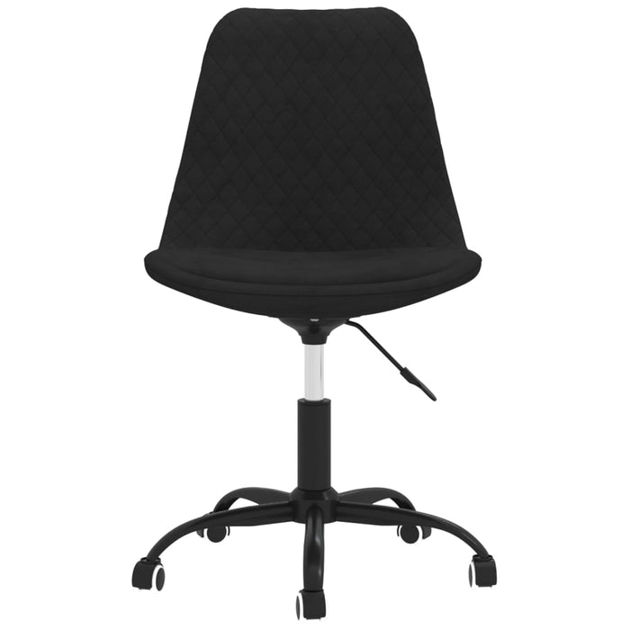 Esszimmerstühle 4 Stk. Drehbar Schwarz Stoff
