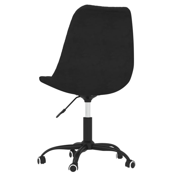 Esszimmerstühle 4 Stk. Drehbar Schwarz Stoff