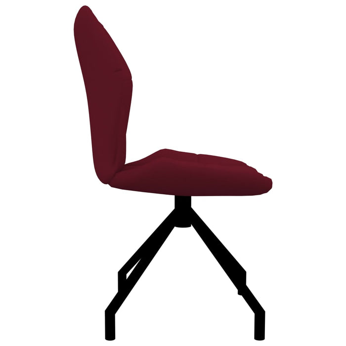 Esszimmerstühle 2 Stk. Rot Kunstleder