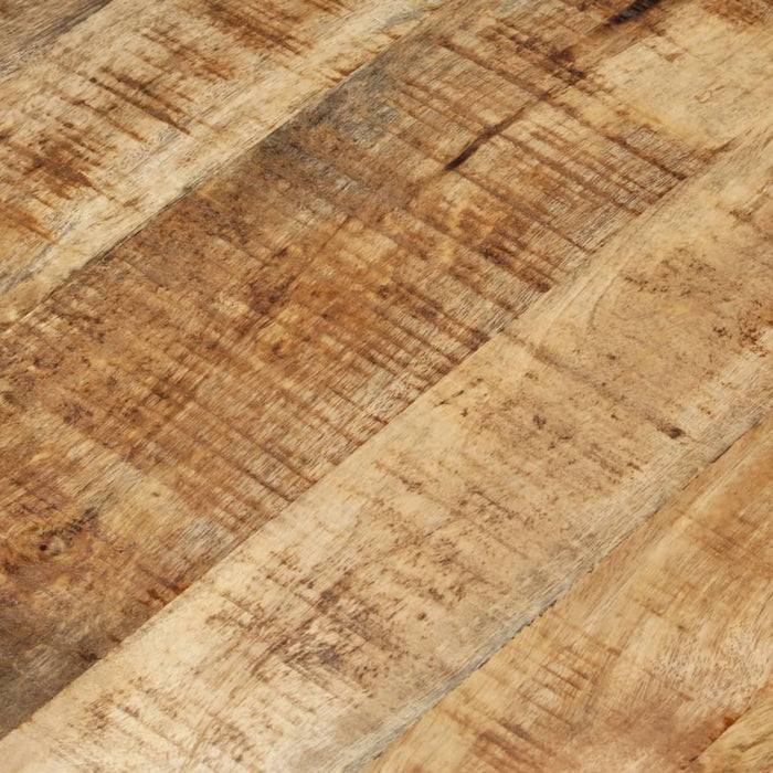 Couchtisch Ø68 cm Raues Mangoholz