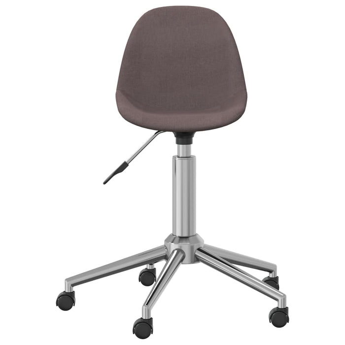 Esszimmerstühle 4 Stk. Drehbar Taupe Stoff
