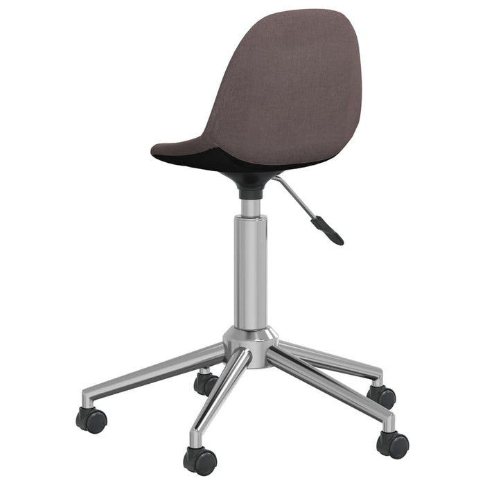 Esszimmerstühle 4 Stk. Drehbar Taupe Stoff