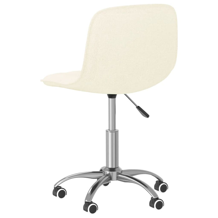 Esszimmerstühle 6 Stk. Drehbar Creme Stoff