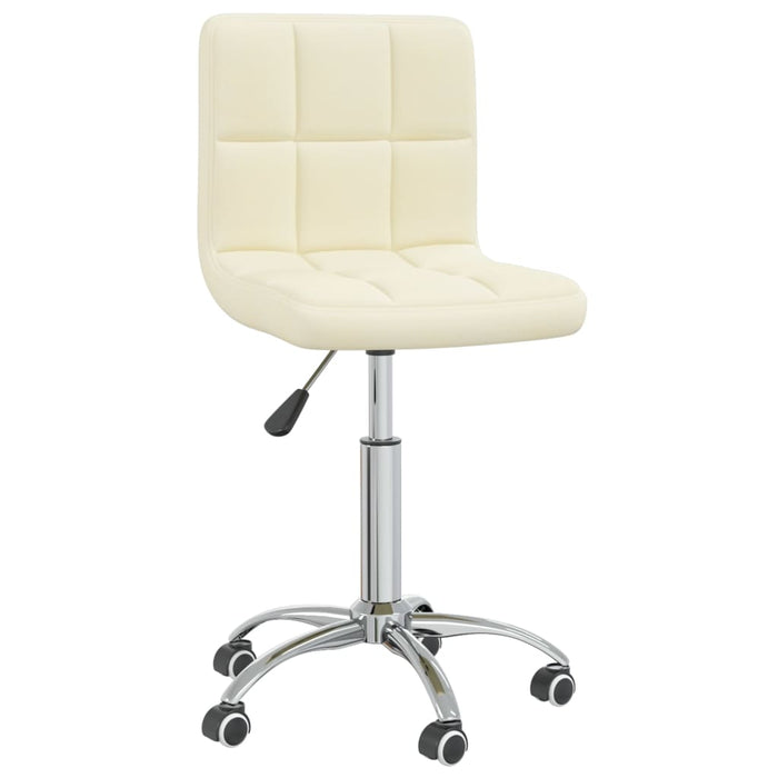 Esszimmerstühle 4 Stk. Drehbar Creme Stoff