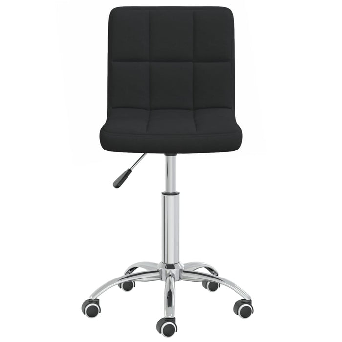 Esszimmerstühle 4 Stk. Drehbar Schwarz Stoff