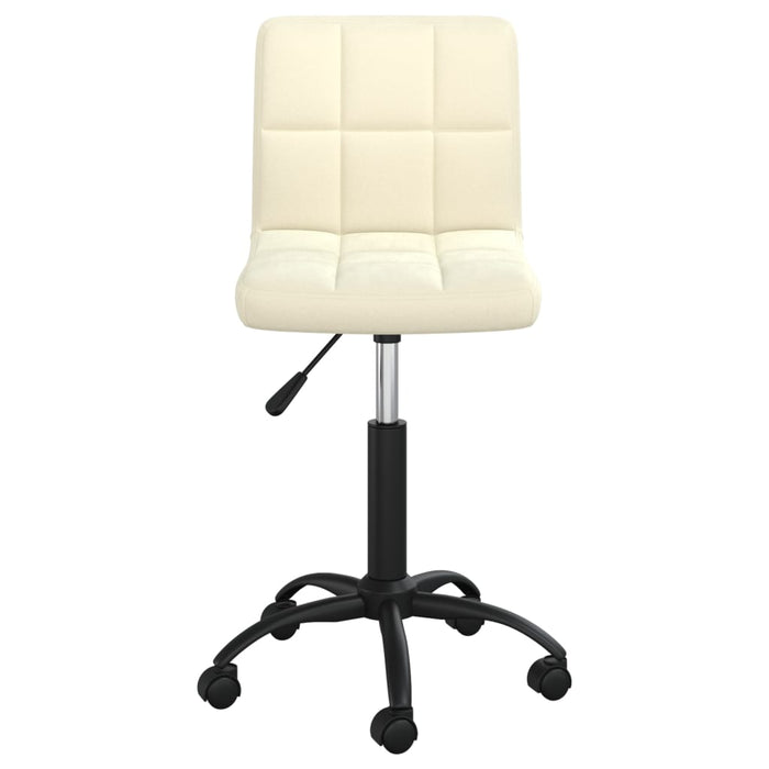 Esszimmerstühle 4 Stk. Drehbar Creme Samt