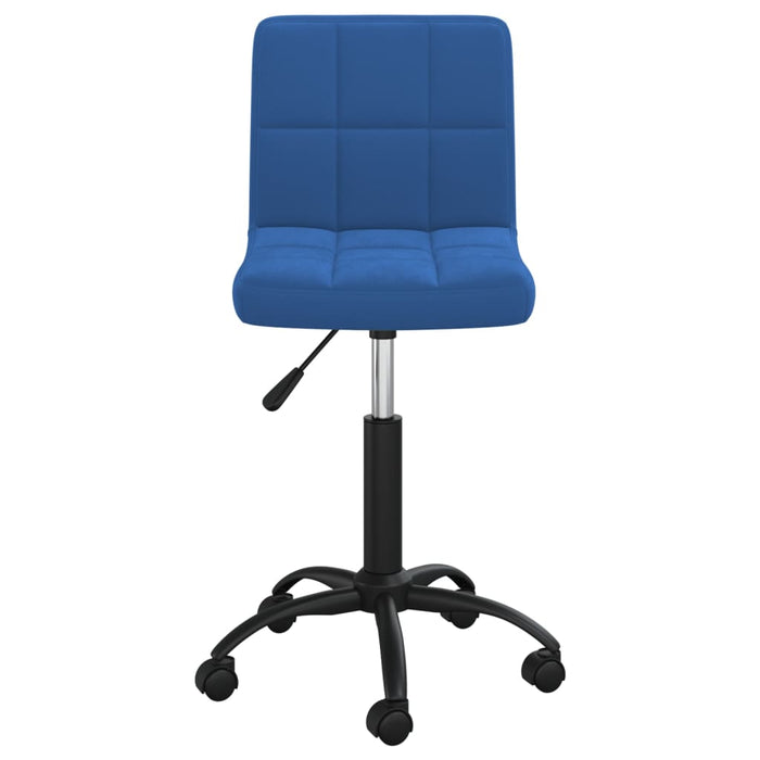 Esszimmerstühle 6 Stk. Drehbar Blau Samt