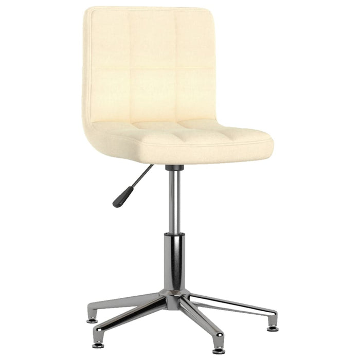 Esszimmerstühle 4 Stk. Drehbar Creme Stoff
