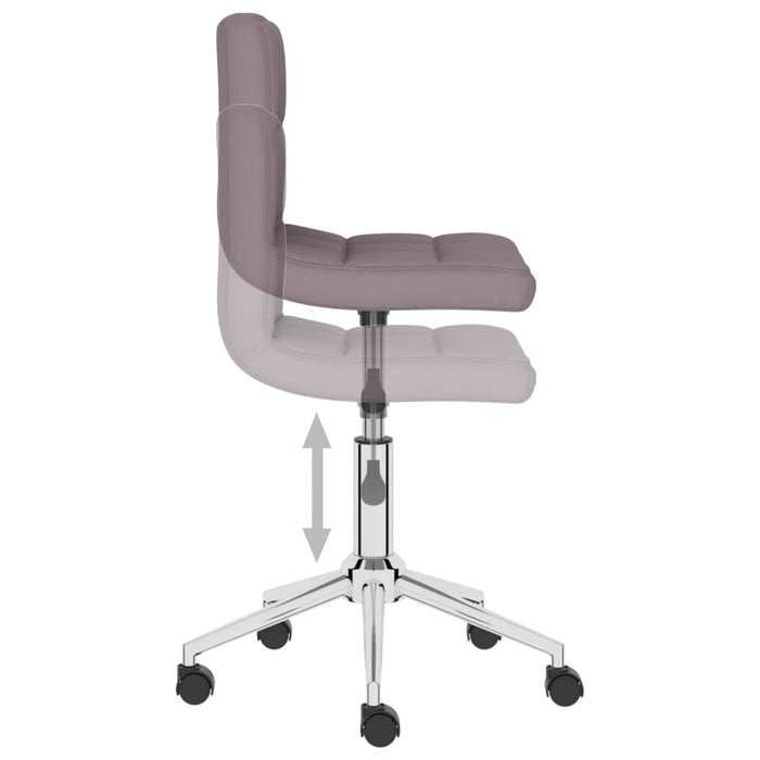 Esszimmerstühle 4 Stk. Drehbar Taupe Stoff