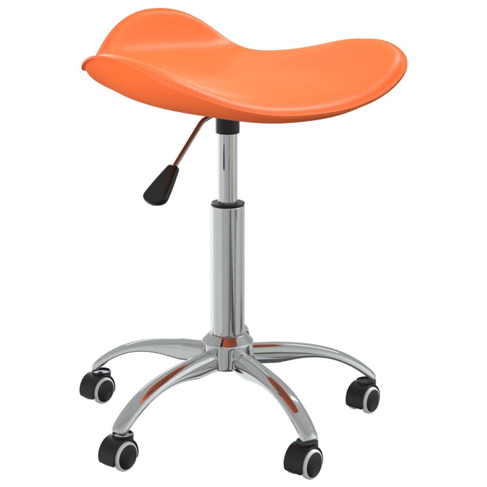 Esszimmerstühle 4 Stk. Drehbar Orange Kunstleder