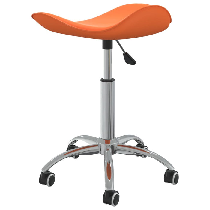 Esszimmerstühle 4 Stk. Drehbar Orange Kunstleder