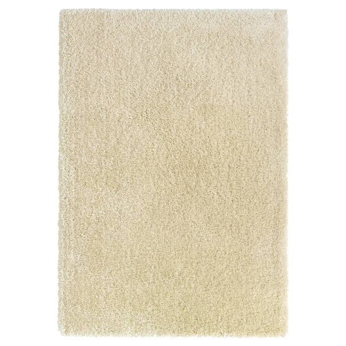 Shaggy-Teppich Hochflor Beige 160x230 cm 50 mm