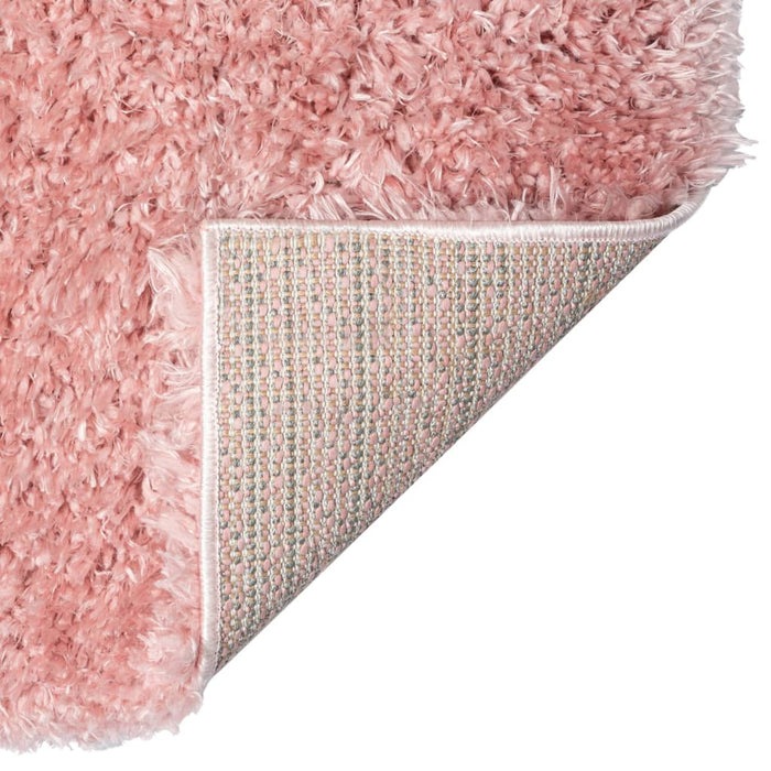 Shaggy-Teppich Hochflor Rosa 160x230 cm 50 mm