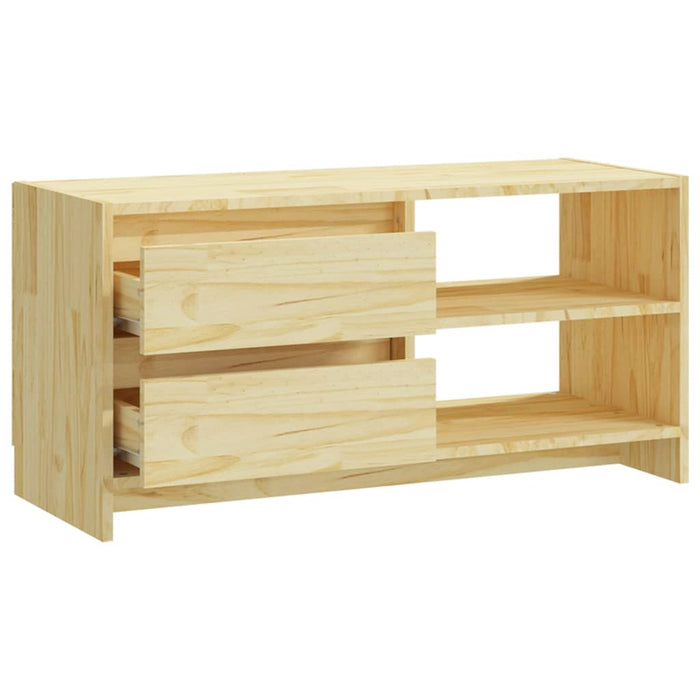 TV cabinet 80x31x39 cm solid pine wood