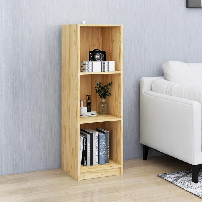 Bookcase/room divider 36x33x110 cm solid pine wood