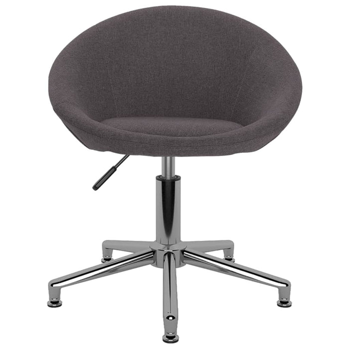 Esszimmerstühle 4 Stk. Drehbar Taupe Stoff