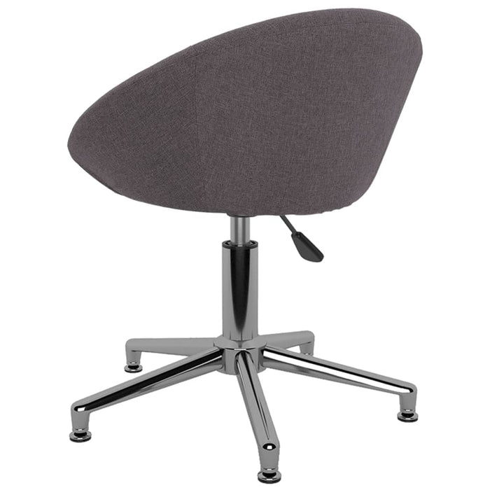 Esszimmerstühle 4 Stk. Drehbar Taupe Stoff