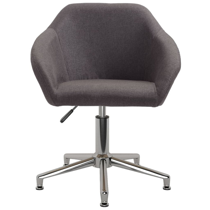 Esszimmerstühle 4 Stk. Drehbar Taupe Stoff