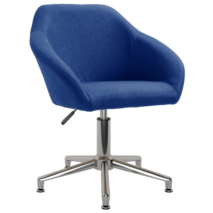 Esszimmerstuhl Drehbar Blau Stoff