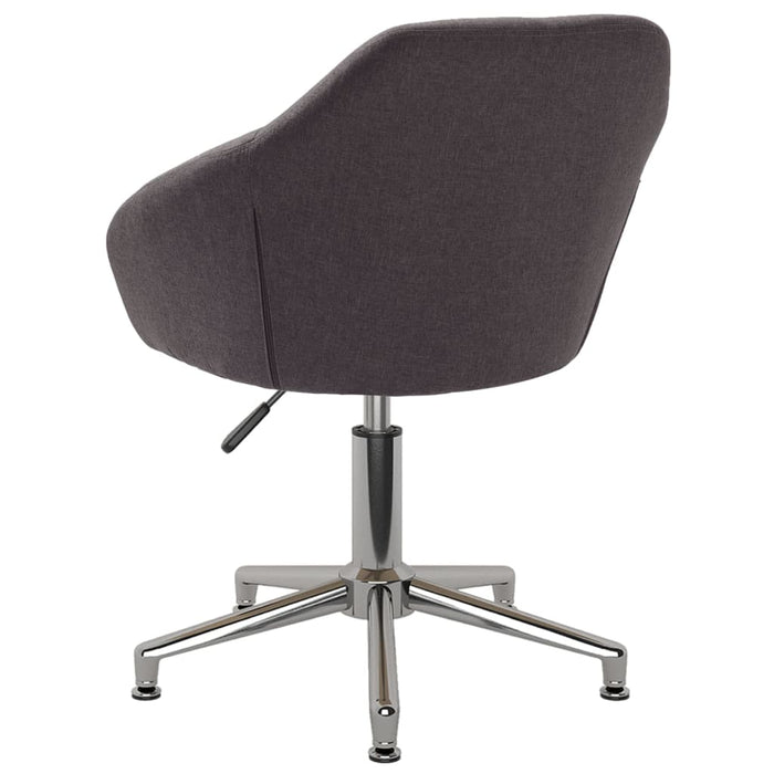Esszimmerstuhl Drehbar Taupe Stoff