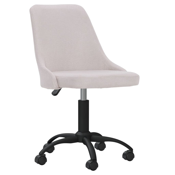 Esszimmerstühle 4 Stk. Drehbar Creme Stoff