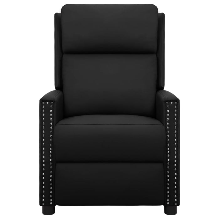 Aufstehsessel Schwarz Kunstleder