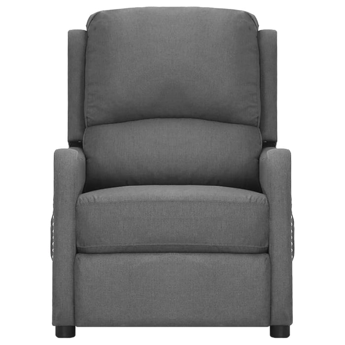 Aufstehsessel Hellgrau Stoff