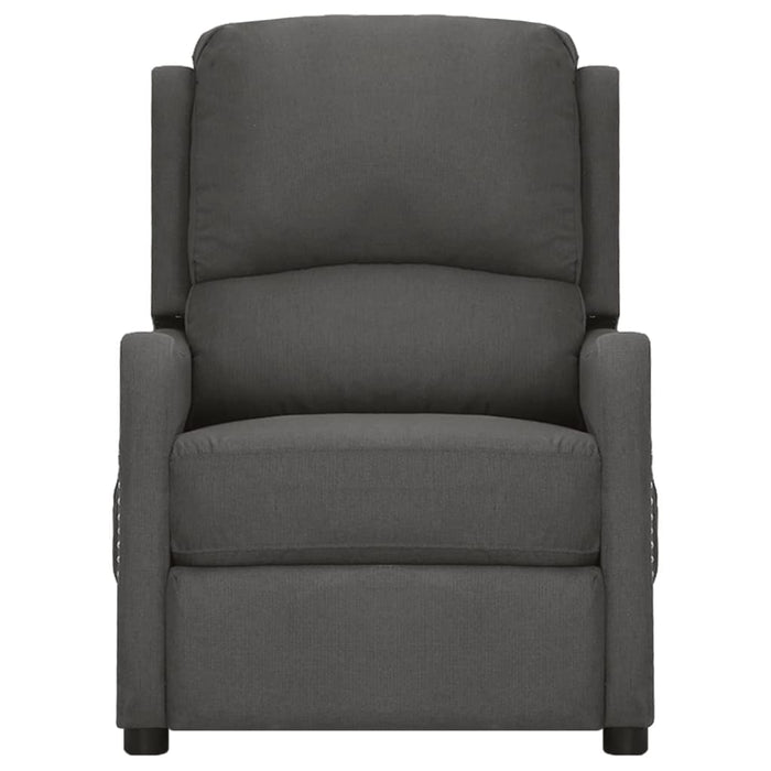 Aufstehsessel Dunkelgrau Stoff