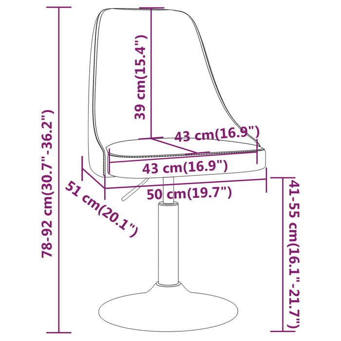 Esszimmerstuhl Drehbar Weinrot Stoff