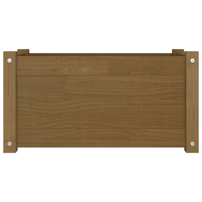 Pflanzkübel 2 Stk. Honigbraun 60x31x31 cm Massivholz Kiefer
