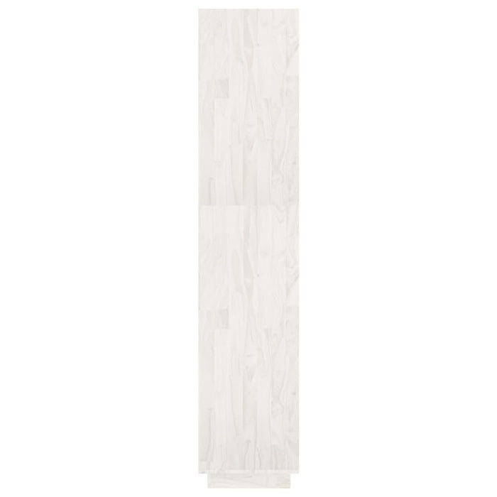Bücherregal/Raumteiler Weiß 60x35x167 cm Massivholz Kiefer