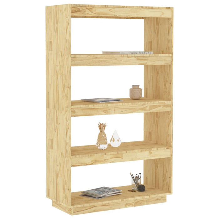 Bookcase/room divider 80x35x135 cm solid pine wood