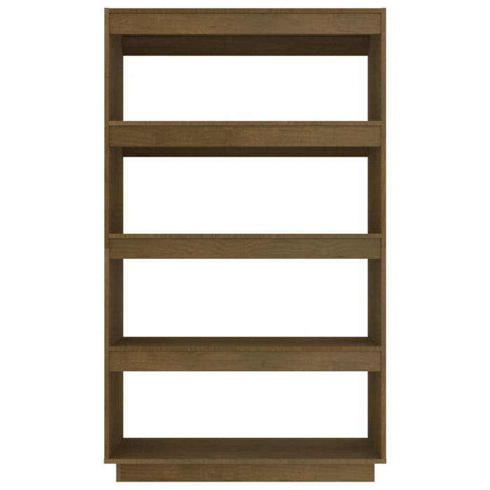 Bücherregal/Raumteiler Honigbraun 80x35x135cm Massivholz Kiefer