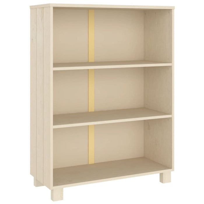 Bookcase HAMAR honey brown 85x35x112 cm solid pine wood