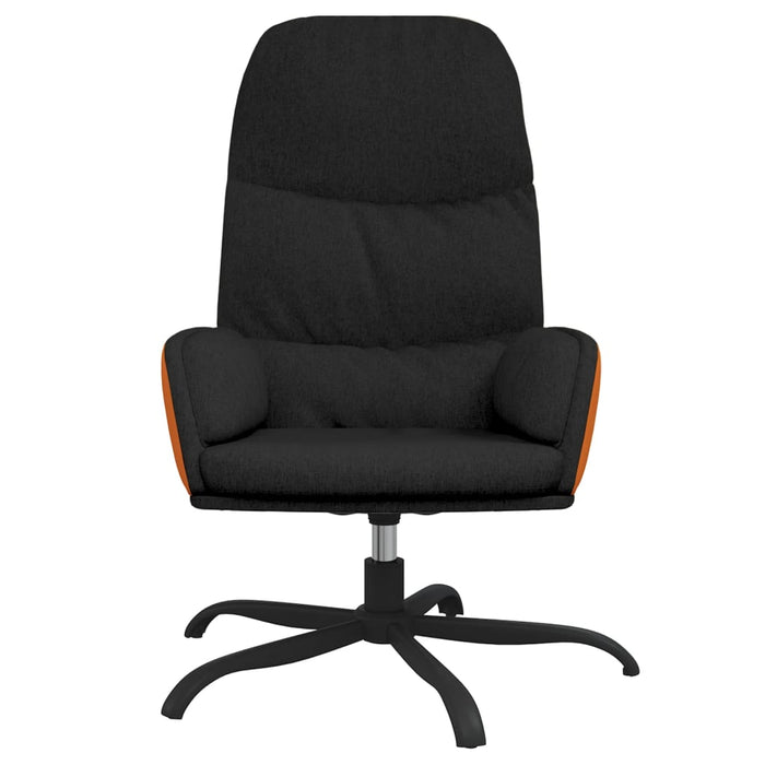 Relaxation chair black fabric