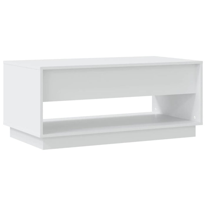 Couchtisch Weiß 102,5x55x44 cm Holzwerkstoff