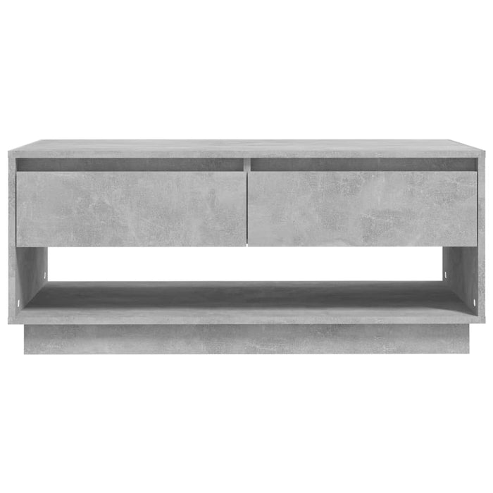 Couchtisch Betongrau 102,5x55x44 cm Holzwerkstoff