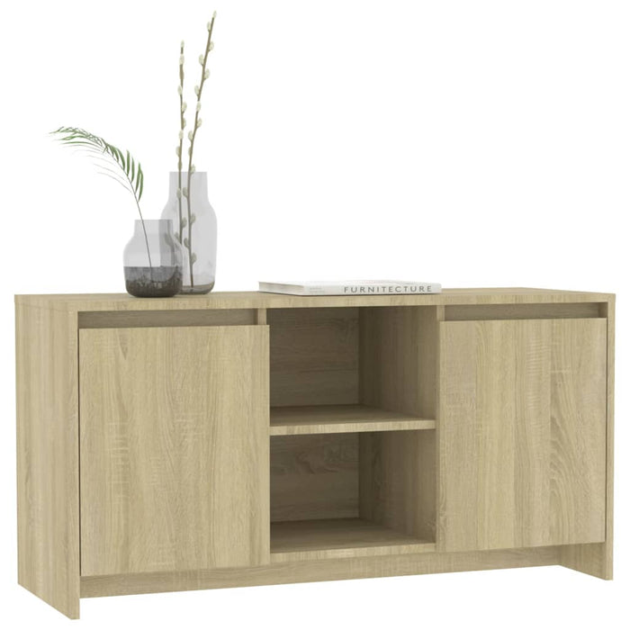 TV cabinet Sonoma oak 102x37.5x52.5 cm wood material