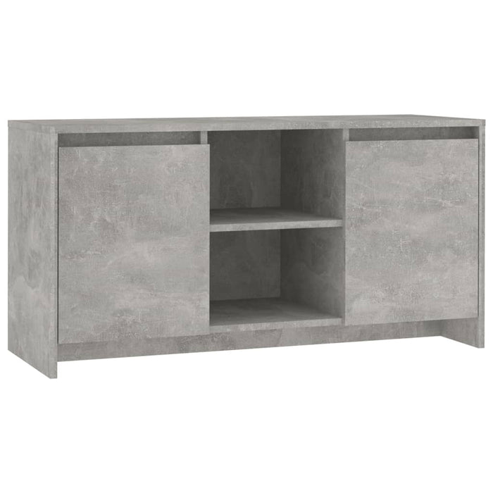 TV cabinet concrete gray 102x37.5x52.5 cm made of wood