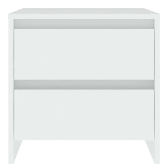 Nachttische 2 Stk. Weiß 45x34,5x44,5 cm Holzwerkstoff