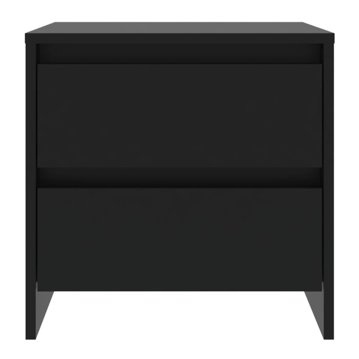 Nachttische 2 Stk. Schwarz 45x34,5x44,5 cm Holzwerkstoff