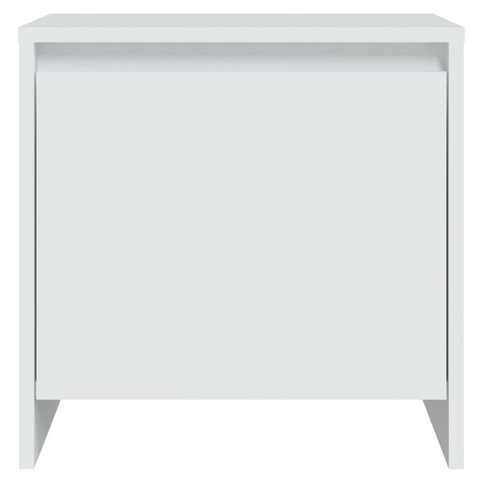 Nachttisch Marlena 2 Stk. Weiß 45x34x44,5 cm Holzwerkstoff