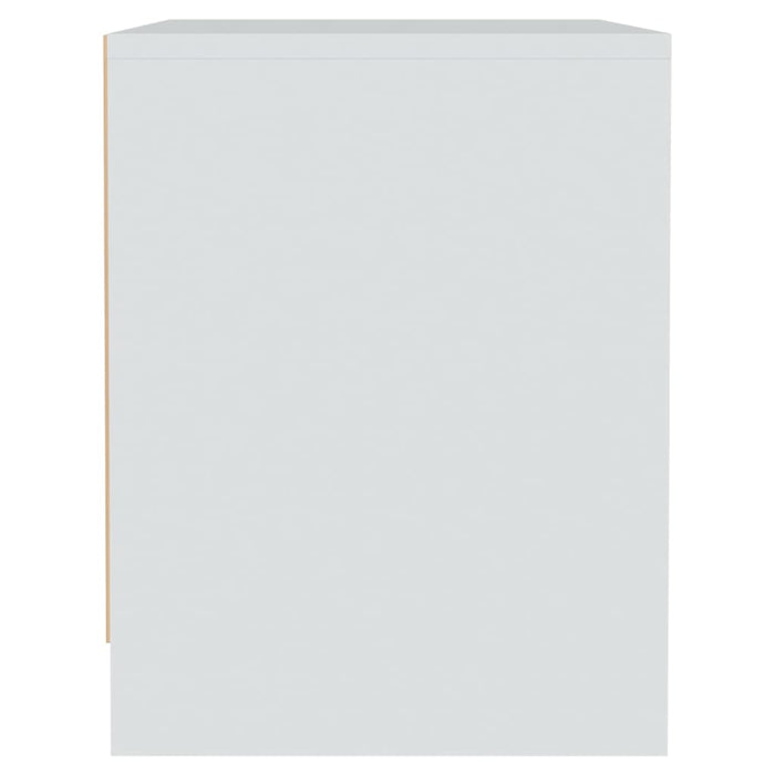 Nachttisch Marlena 2 Stk. Weiß 45x34x44,5 cm Holzwerkstoff