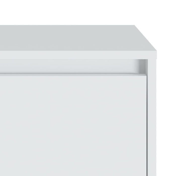 Nachttisch Marlena 2 Stk. Weiß 45x34x44,5 cm Holzwerkstoff