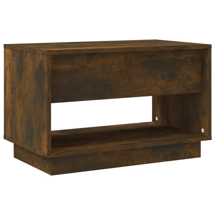 TV cabinet smoked oak 70x41x44 cm wood material